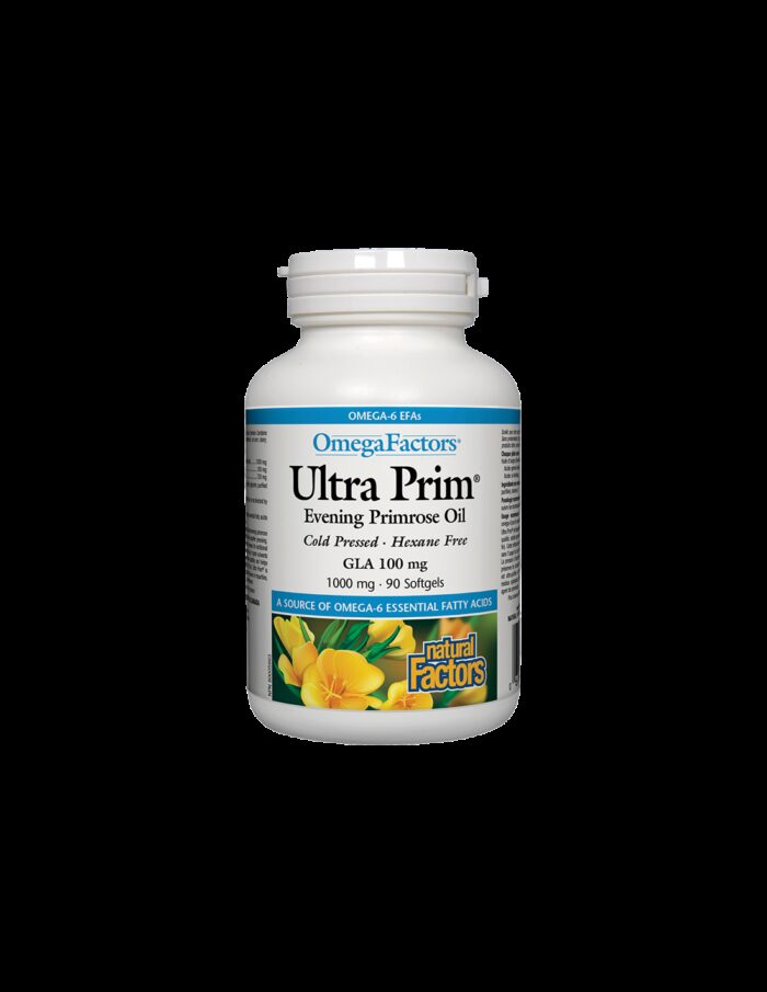 Ultra Prim® Evening Primrose Oil 100 mg GLA/ Вечерна иглика масло 1000 mg х 90 софтгел капсули Natural Factors