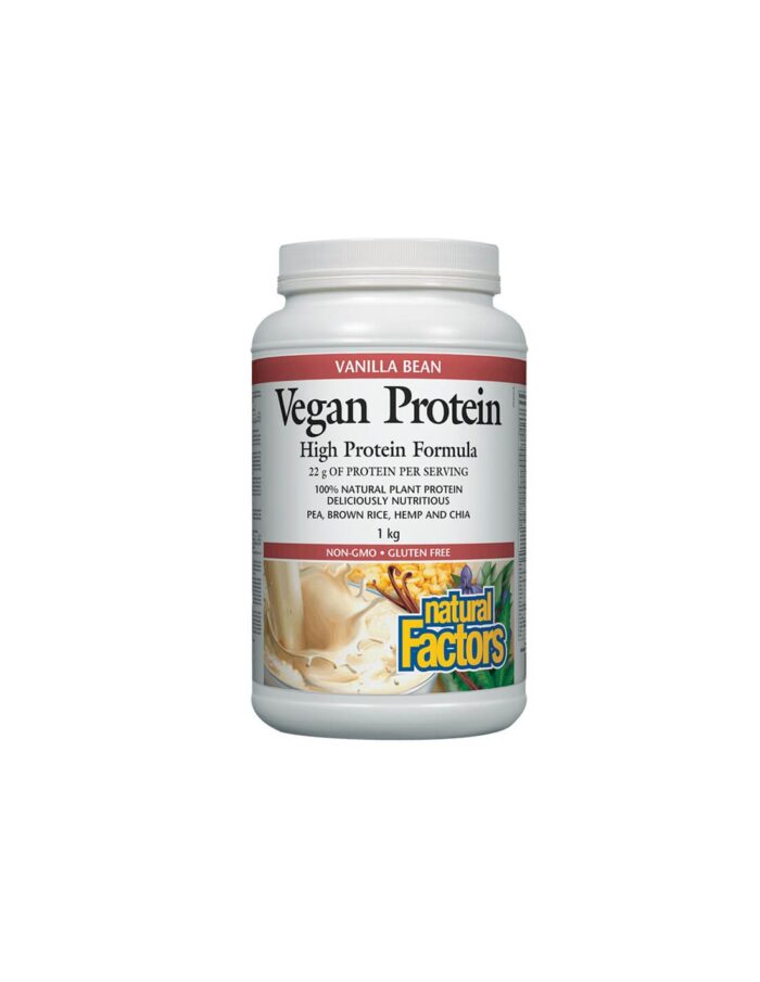 Vegan Protein High Protein Formula / Веган протеин с вкус на ванилия Natural Factors