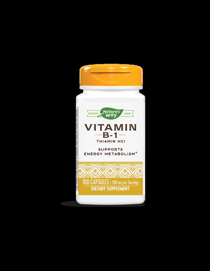 Vitamin B-1/ Витамин В-1 100 mg x 100 капсули Nature’s Way