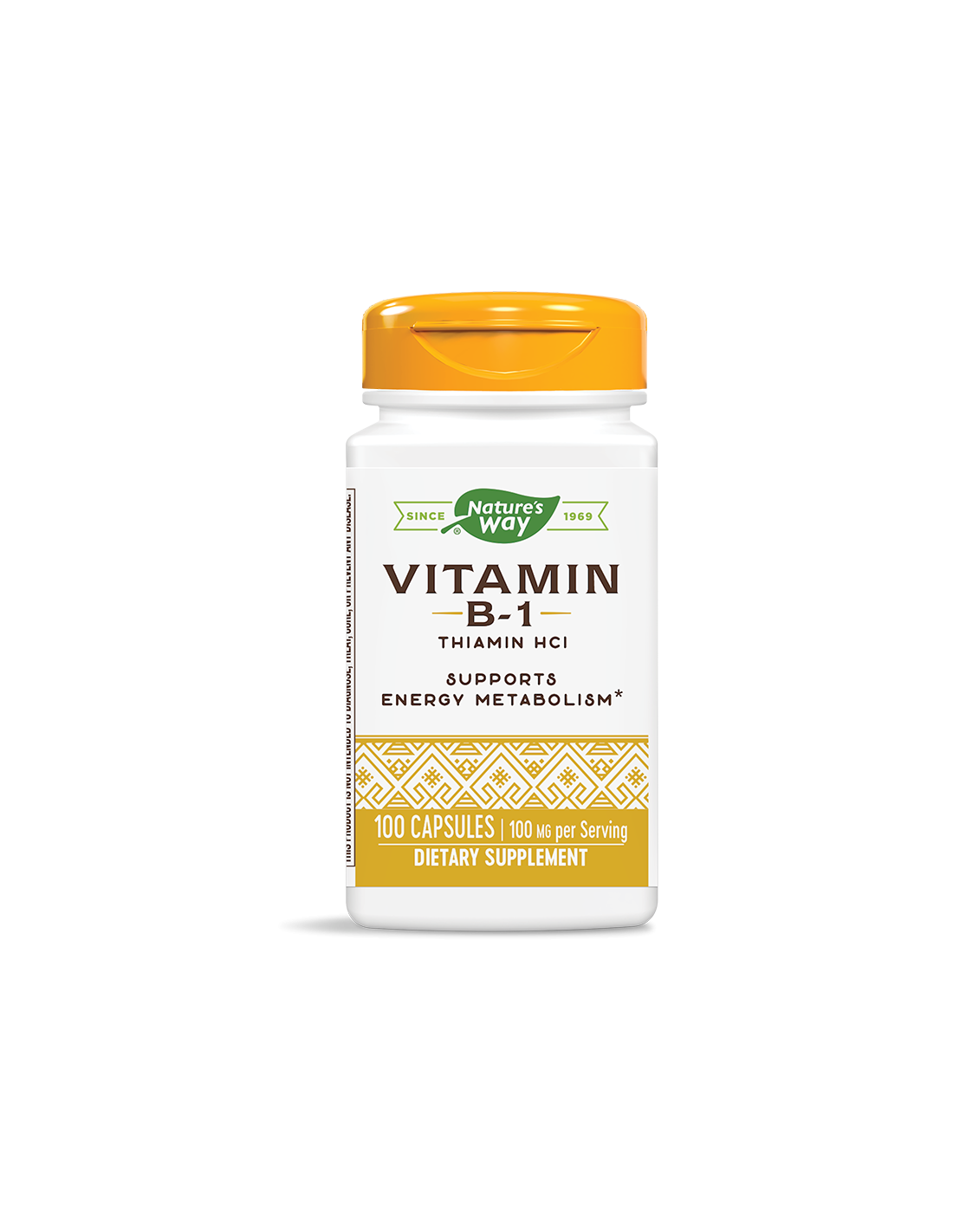 Vitamin B-1/ Витамин В-1 100 mg x 100 капсули Nature’s Way