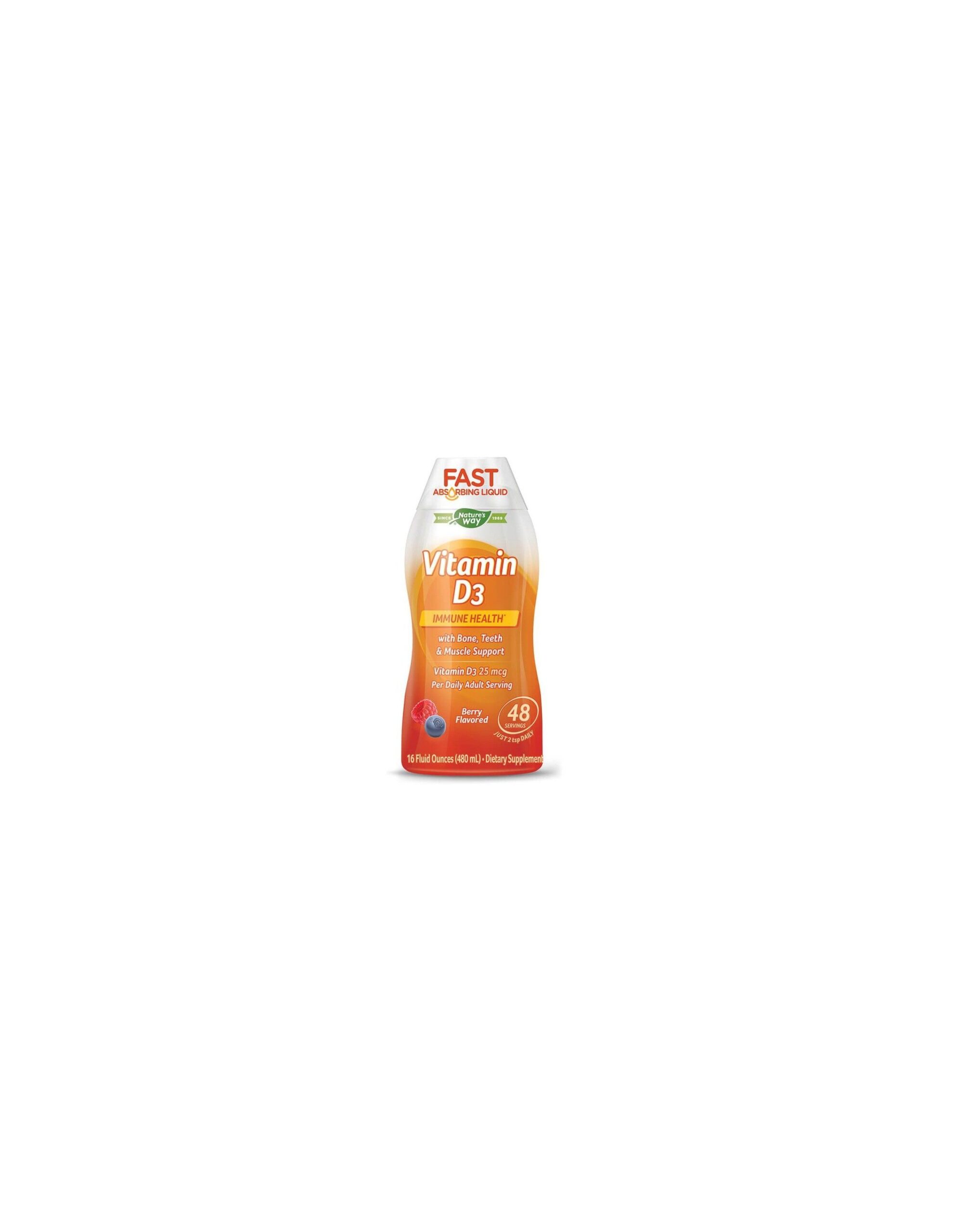 Vitamin D3 Fast Absorbing Liquid / Витамин D3 x 480 ml Nature’s Way