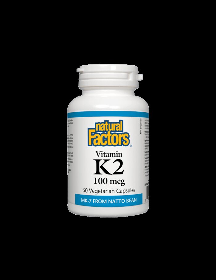 Vitamin K2/ Витамин К2 (MK-7) 100 mcg х 60 капсули Natural Factors