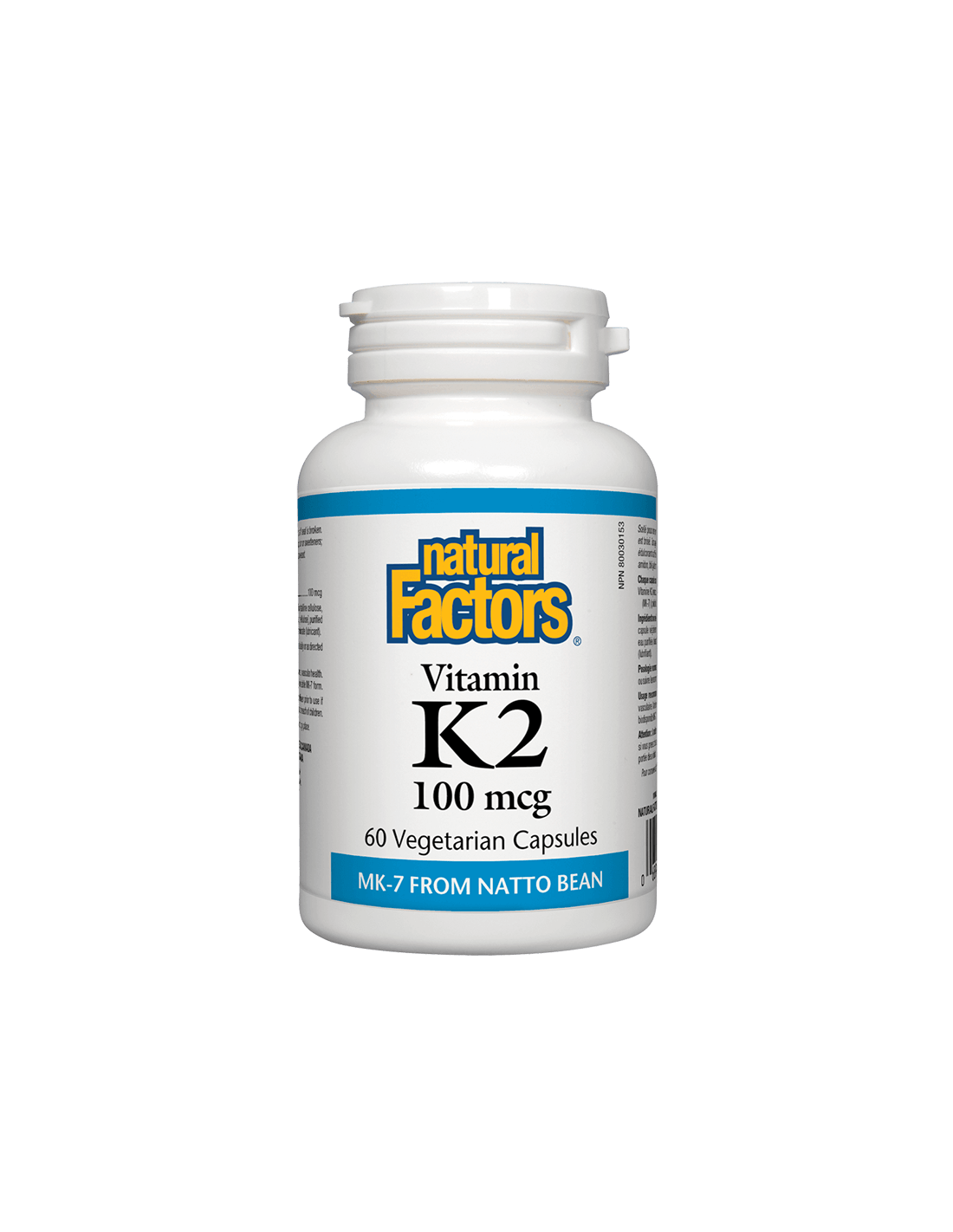 Vitamin K2/ Витамин К2 (MK-7) 100 mcg х 60 капсули Natural Factors