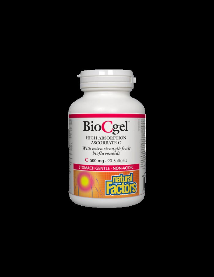 Vitamin C BioCgel™/ Витамин С 500 mg (калциев аскорбат) х 90 софтгел капсули Natural Factors