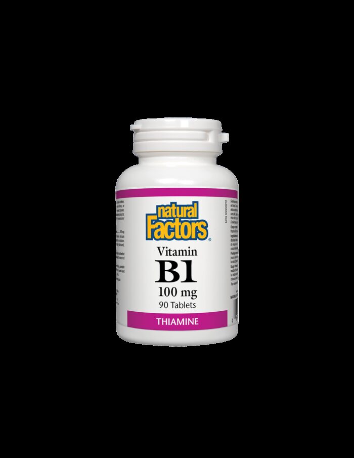 Vitamin B1/ Витамин В1 100 mg х 90 таблетки Natural Factors