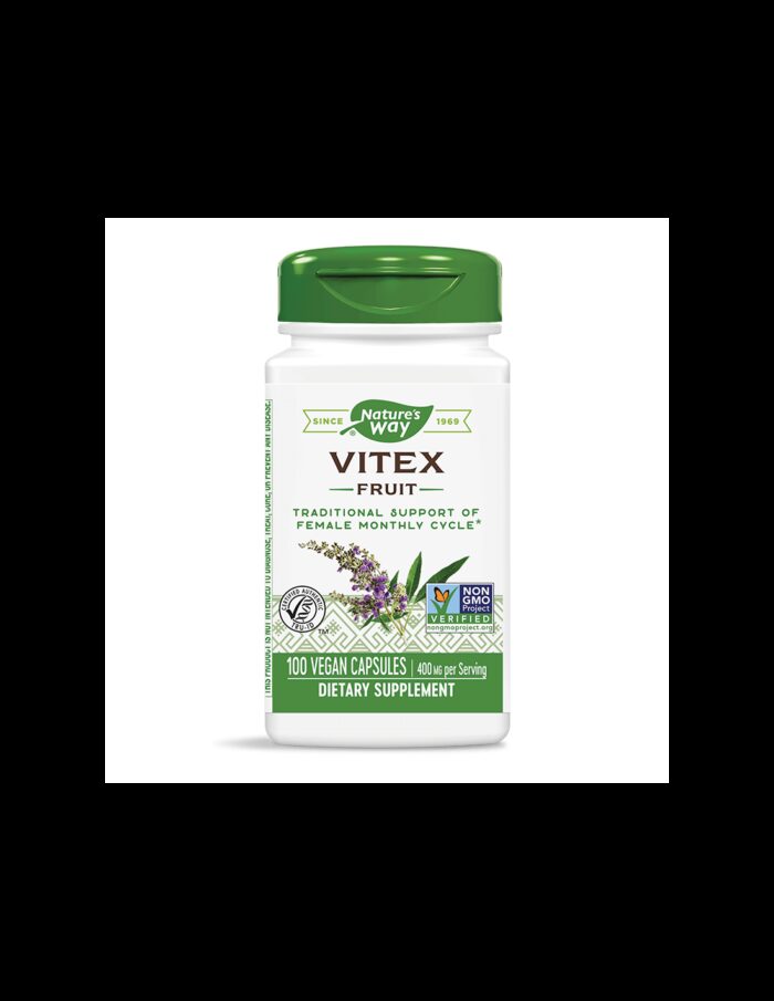 Vitex Fruit/ Витекс (плод) 400 mg x 100 капсули Nature’s Way