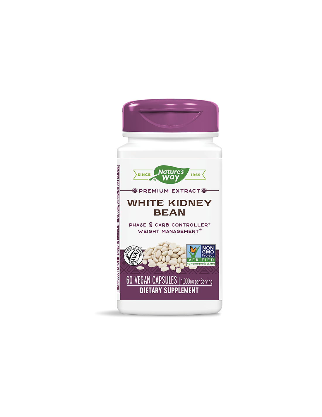 White Kidney Bean/ Бял Боб (зърна) 500 mg х 60 капсули Nature’s Way