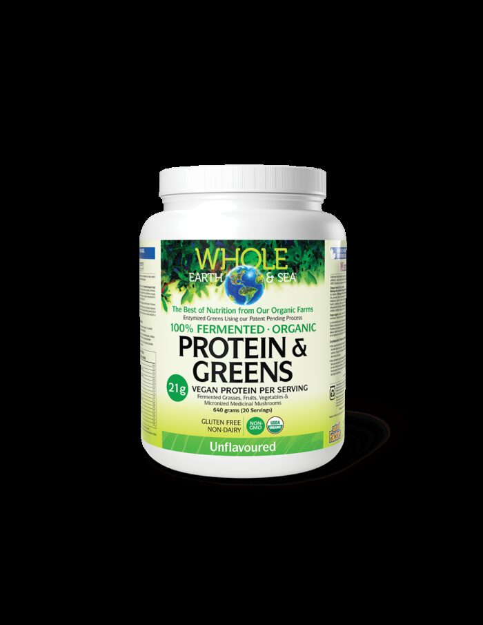 Whole earth and sea® 100 Fermented Organic Protein and Greens (неовкусен)