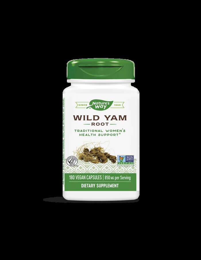 Wild Yam Root/ Див Ям (корен) 425 mg x 180 капсули Nature’s Way