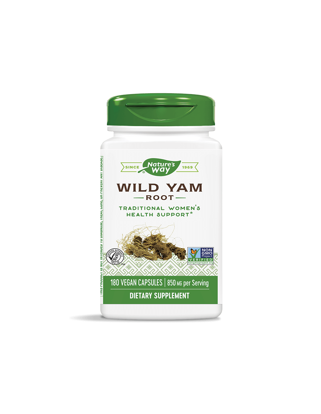 Wild Yam Root/ Див Ям (корен) 425 mg x 180 капсули Nature’s Way