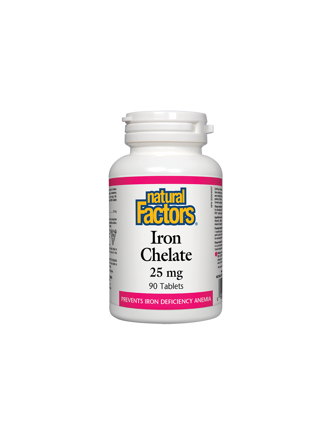 Iron Chelate/ Желязо (хелат) 25 mg x 90 таблетки Natural Factors